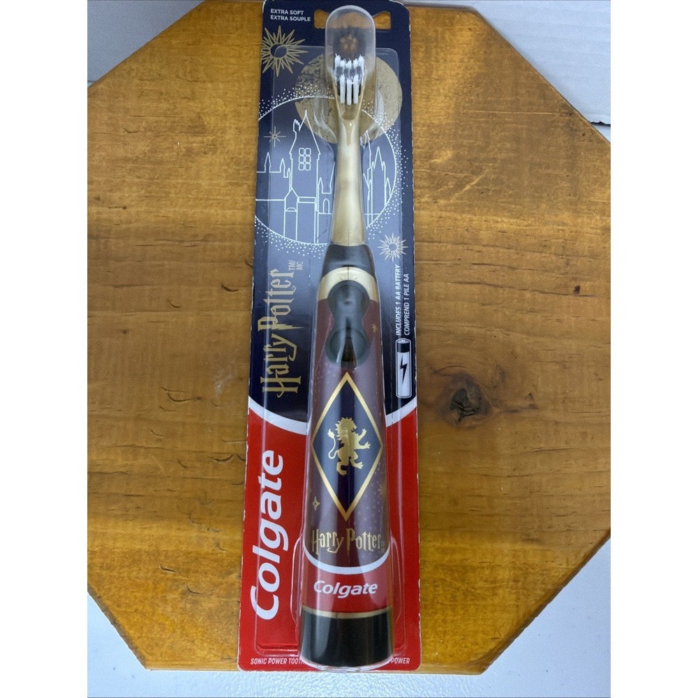 Harry Potter Gryffindor Colgate Kids‎ Battery Powered Toothbrush Extra Soft